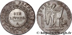 LA CONVENTION Six livres dit au génie 1793 Paris
