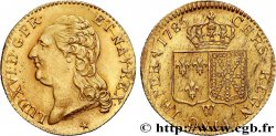 LOUIS XVI Louis d or aux écus accolés 1785 Lille VZ
