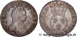 LOUIS XV DIT LE BIEN AIMÉ Écu dit  vertugadin  1716 La Rochelle SUP