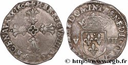 HENRI IV LE GRAND Huitième d écu, croix feuillue de face 1604 Bayonne