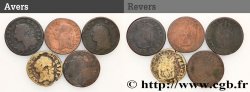 LOUIS XVI Sols dits à l écu , lot de 5 ex. n.d. Ateliers divers