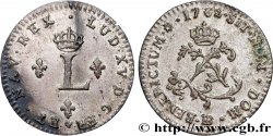 LOUIS XV DIT LE BIEN AIMÉ Double sol de billon 1762 Strasbourg SUP