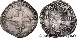 HENRI IV LE GRAND Quart d écu de Navarre 1604 Saint-Palais