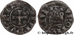 FILIPPO III  THE BOLD  AND FILIPPO IV  THE FAIR  Obole tournois à l O rond n.d. s.l.