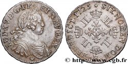 LOUIS XV DIT LE BIEN AIMÉ Écu à la croix fleurdelisée couronnée et aux huit L 1725 Tours TTB+/SUP