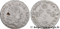 LOUIS XIV THE SUN KING Dix sols aux quatre couronnes 1702 Strasbourg