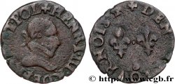 HENRI III Denier tournois, type de Troyes n.d. Troyes