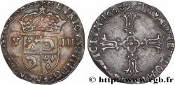 HENRY IV Huitième d écu du Dauphiné 1602 Grenoble XF