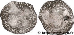 HENRI IV LE GRAND Huitième d écu, croix feuillue de face 1608 Bordeaux