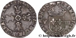 HENRI IV LE GRAND Huitième d écu, croix feuillue de face 1603 Bayonne