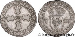 HENRI IV LE GRAND Huitième d écu, croix feuillue de face 1609 Bayonne