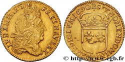 LOUIS XIV LE GRAND OU LE ROI SOLEIL Demi-louis d or à l écu 1690 Rouen
