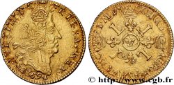 LOUIS XIV LE GRAND OU LE ROI SOLEIL Louis d or aux quatre L 1694 Lille TTB