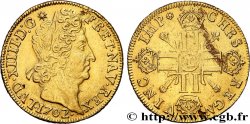 LOUIS XIV  THE SUN KING  Double louis d or aux huit L et aux insignes 1702 Bayonne
