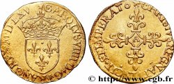 CHARLES IX Écu d or au soleil, 1er type 1565 (MDLXV) Paris TTB+