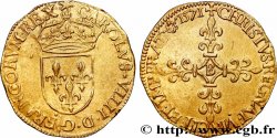 CHARLES IX Écu d or au soleil, 1er type 1571 Rouen TTB+