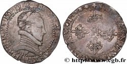 HENRI III Demi-franc au col plat 1578 La Rochelle