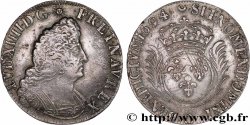 LOUIS XIV  THE SUN KING  Demi-écu aux palmes 1694 Riom XF