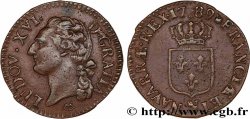 LOUIS XVI Demi-sol dit à l écu 1789 Montpellier