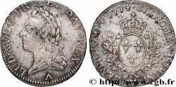 LOUIS XV DIT LE BIEN AIMÉ Écu aux branches d’olivier, buste lauré, avec BENDICTVM 1774 Lille TTB/TTB+