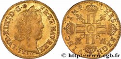 LOUIS XIV LE GRAND OU LE ROI SOLEIL Louis d’or aux huit L, portrait à la mèche longue 1650 Paris TTB+