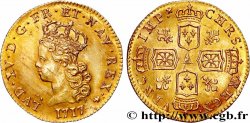 LOUIS XV DIT LE BIEN AIMÉ Demi-louis d’or aux quatre écus couronnés 1717 Paris SUP
