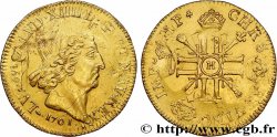 LOUIS XIV LE GRAND OU LE ROI SOLEIL Double louis d or aux huit L et aux insignes 1701 La Rochelle SUP