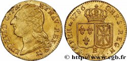 LOUIS XVI Louis d or aux écus accolés 1786 Rouen