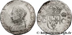 CHARLES IX Teston, 2e type 1567 Angers