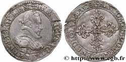 HENRI III Demi-franc au col plat 1578 Troyes