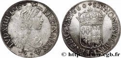 LOUIS XIV LE GRAND OU LE ROI SOLEIL Écu de Navarre, portrait à la mèche longue 1660 Saint-Palais TTB+/SUP