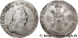 LOUIS XIV THE SUN KING Demi-écu aux huit L 1704 Atelier indéterminé