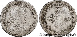 LOUIS XIV THE SUN KING Quatre sols à la croix formée de lis 1677 Paris