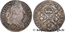 LOUIS XIV LE GRAND OU LE ROI SOLEIL 10 sols aux insignes 1707 Pau