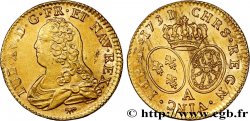 LOUIS XV THE WELL-BELOVED Louis d or aux écus ovales, buste habillé 1731 Paris