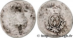 LOUIS XV  THE WELL-BELOVED  Vingtième d écu aux branches d’olivier, buste lauré 1773 Pau