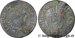 LOUIS XV DIT LE BIEN AIMÉ Liard dit à la vieille tête 1770 Reims