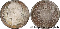 LOUIS XV  THE WELL-BELOVED  Dixième d écu aux branches d’olivier, tête ceinte d’un bandeau 1749 Paris