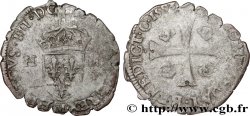 LIGUE. COINAGE AT THE NAME OF HENRY III Douzain aux deux H, 1er type 1593 Toulouse