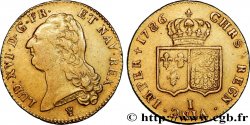 LOUIS XVI Double louis d’or aux écus accolés 1786 Limoges SS