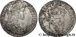 LOUIS XIV THE SUN KING Demi-écu, portrait apollinien 1678 Rennes