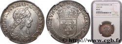 LOUIS XIII LE JUSTE Quart d écu, buste drapé et cuirassé (2e buste de Jean Warin) 1643 Paris, Monnaie de Matignon