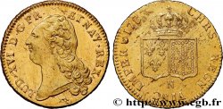 LOUIS XVI Double louis d’or aux écus accolés 1787 Montpellier TTB+