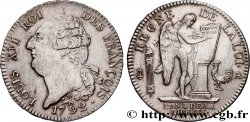 LOUIS XVI Écu dit  au génie , type FRANÇOIS 1792 Paris fVZ/VZ