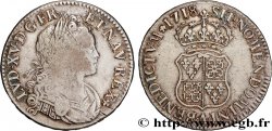 LOUIS XV THE WELL-BELOVED Écu dit de France-Navarre 1718 Paris