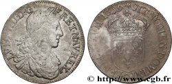 LOUIS XIV THE SUN KING Demi-écu, portrait apollinien 1659 Rennes