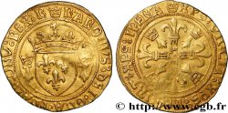 CHARLES VIII Écu d or au soleil de Bretagne n.d. Rennes XF