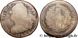 LOUIS XVI (MONARQUE CONSTITUTIONNEL) 2 sols dit au faisceau , type FRANÇOIS 1793 Nantes