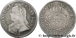 LOUIS XV DIT LE BIEN AIMÉ Cinquième d écu aux branches d olivier, buste habillé 1728 Rouen