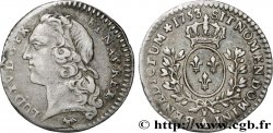 LOUIS XV DIT LE BIEN AIMÉ Vingtième d écu aux branches d’olivier, tête ceinte d’un bandeau 1753 Paris TTB/TTB+